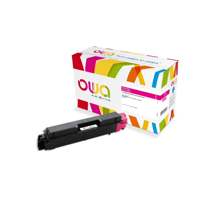 OWA Armor toner kompatibilní s Kyocera TK-5140M, 5000st, červená/magenta K16099OW