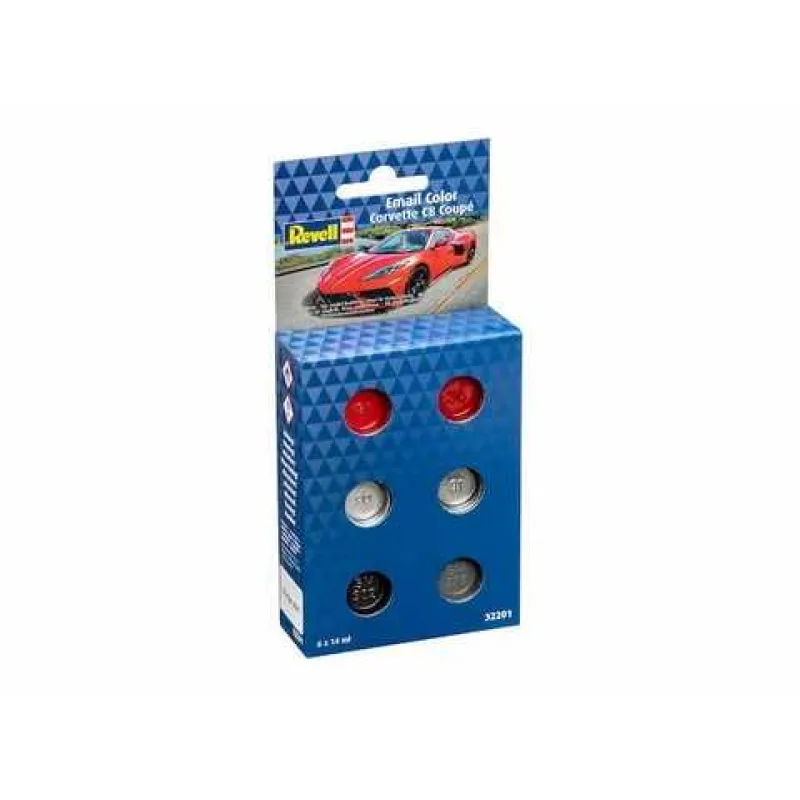 Revell Sada farieb Email Color 32201 - Corvette C8 Coupé (6 x 14ml)