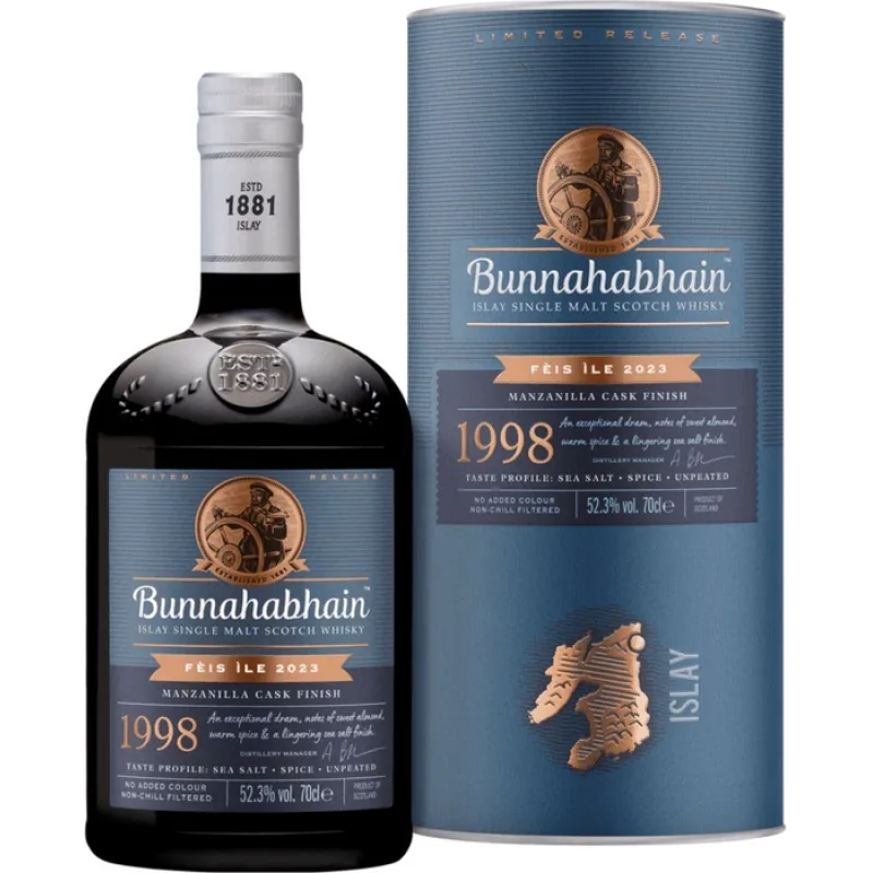 Bunnahabhain Manzanilla Cask 1998 52,3% 0,7l