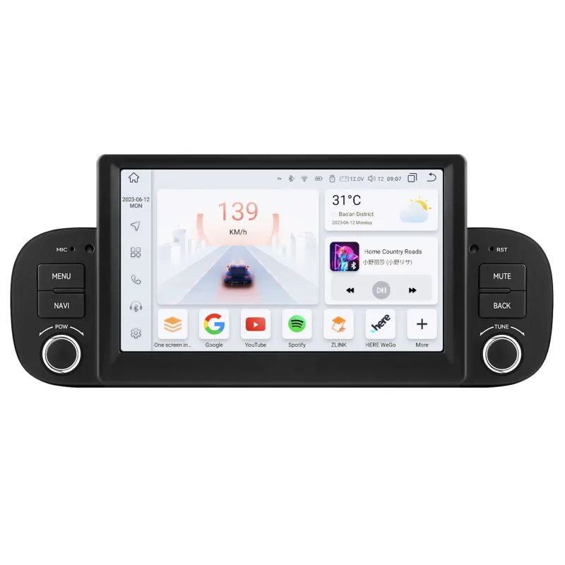 HIZPO FTPD7001 Autorádio 7“ Android pro Fiat Panda III Model: 4SFTPD7001 (4+32GB) CHR4SFTPD7001P