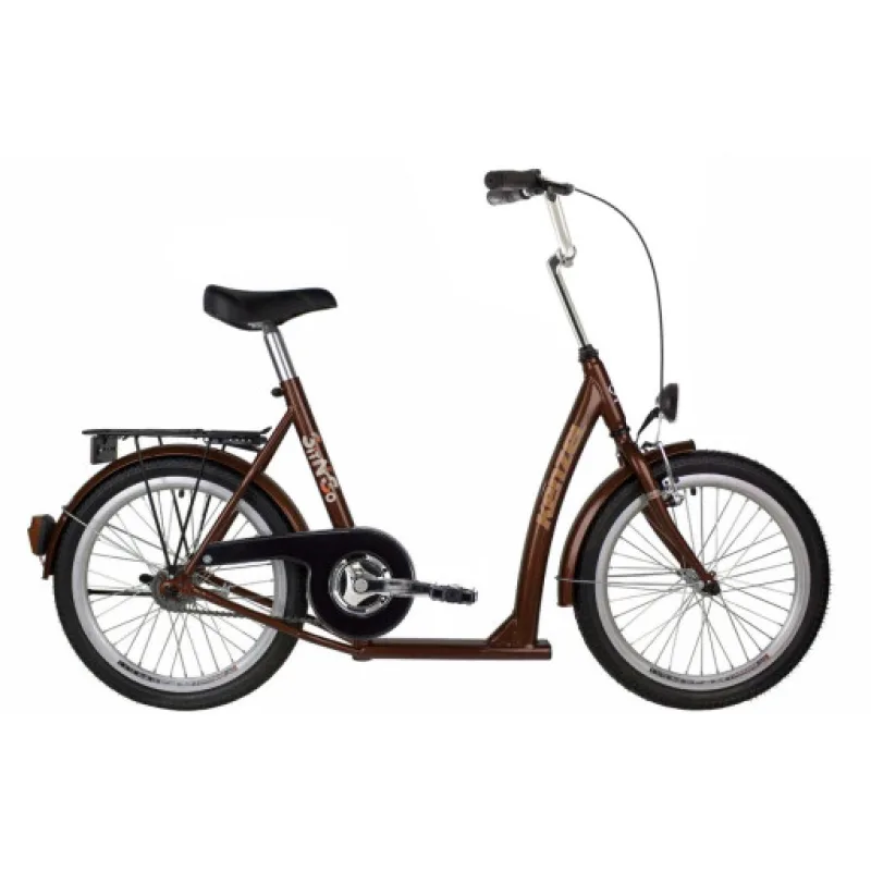 Kenzel Jízdní kolo pro seniory Sit n’go Ceremony 1spd 20" 2026 hnědé