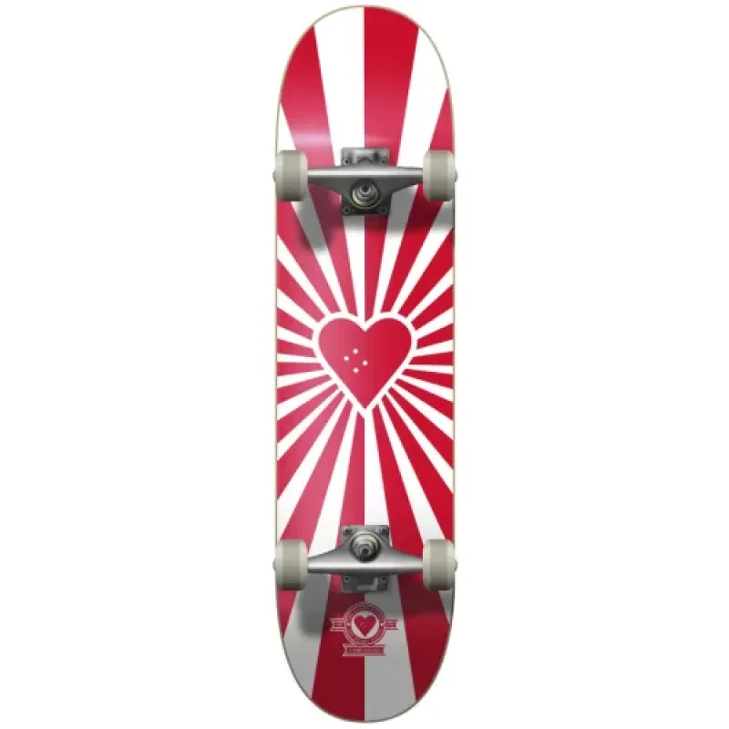 Heart Supply Burst Logo 8" Skateboard - Red