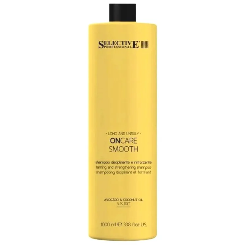SELECTIVE ONcare Smooth Shampoo 1000ml - šampón na vyhladenie krepatých vlasov