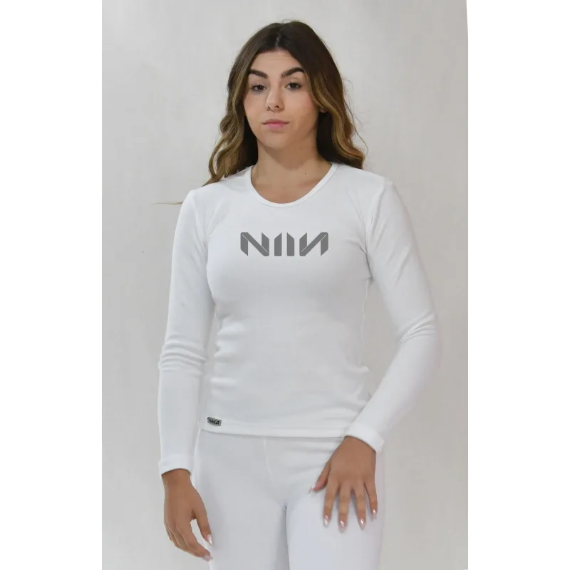 Termo tričko dámske NIIN Deep White - M, biela