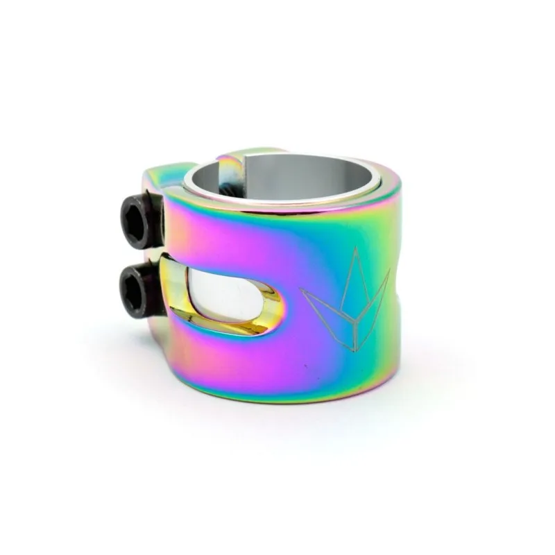 Blunt 2 Bolts Twin Slit Clamp - Oil Slick