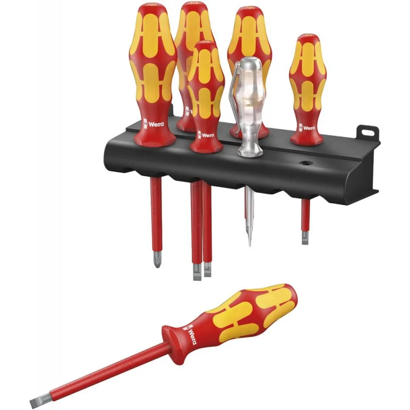 Sada elektroskrutkovačov WERA 160i/7 PL+PH VDE