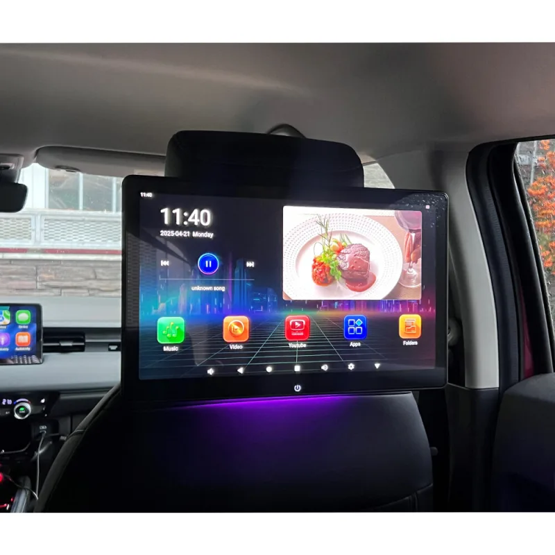 LCD monitor 14" OS Android/USB/SD/HDMI in/out/Bluetooth s držákem na opěrku ds-x140aaH