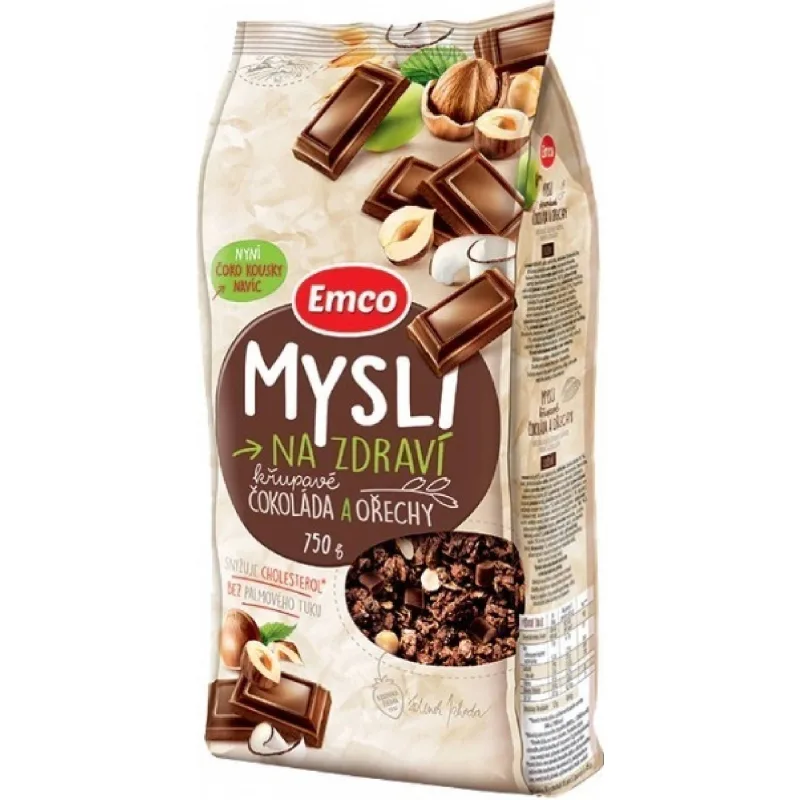 EMCO Mysli mix čokoláda a oriešok 750 g