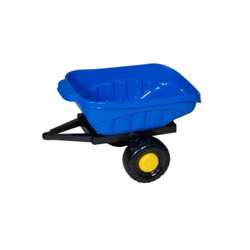 BJ Sklápací príves pre šliapací traktor, štvorkolku, džíp traktor Barva: Modrá