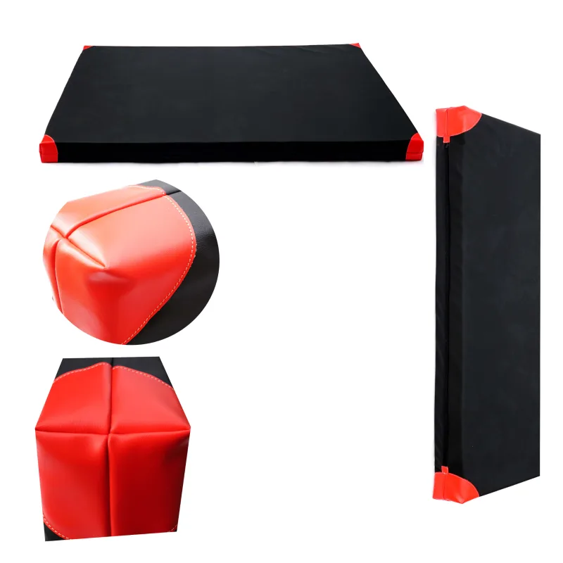 Fitmania Gymnastická žinenka SCHOOL 200 × 120 – 10 cm Barva: černo-červená