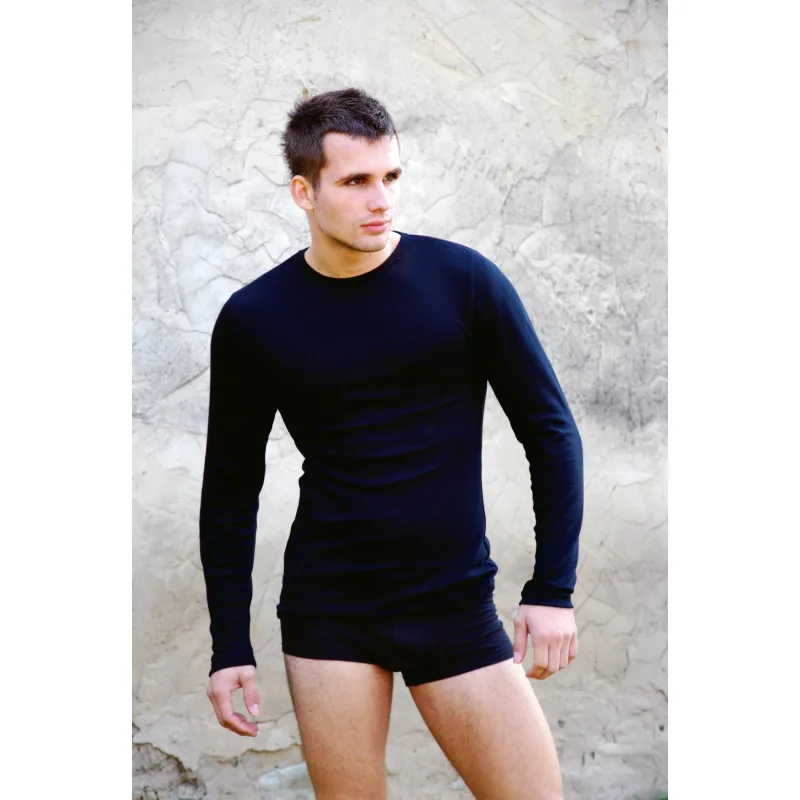 Termo tričko pánske TERMOintima Outdoor Klasik DR čierne - XXXL, čierna sýta