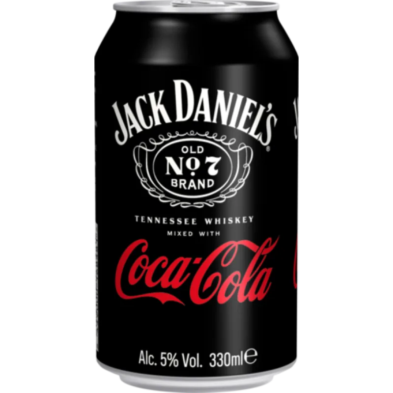 Jack Daniel's Jack Daniel’s & Cola 0,33l 5% Plech x6