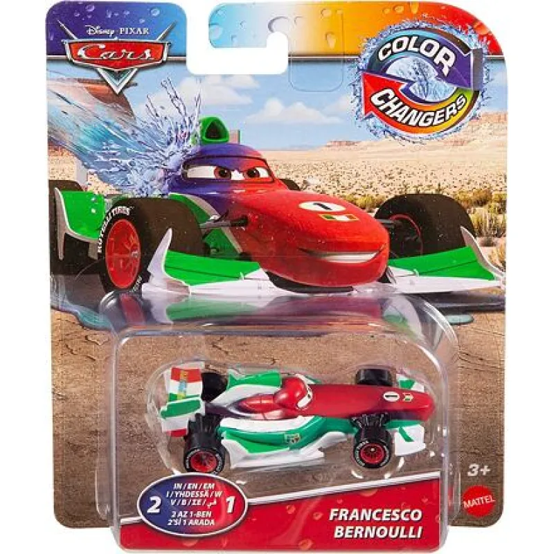 Mattel Francesco Bernoulli – autíčko Cars měnící barvu