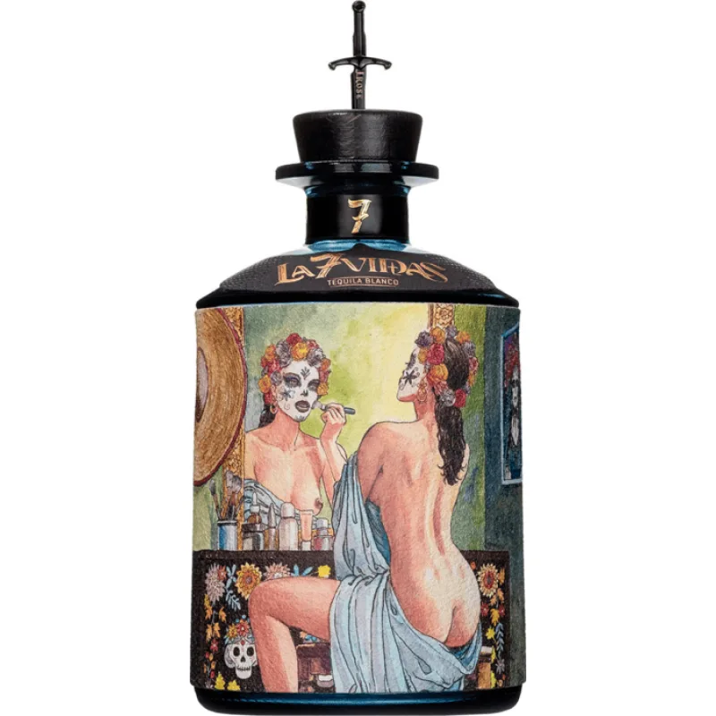 La 7 Vidas Tequila Blanco 40% 0,7 l (čistá fľaša)