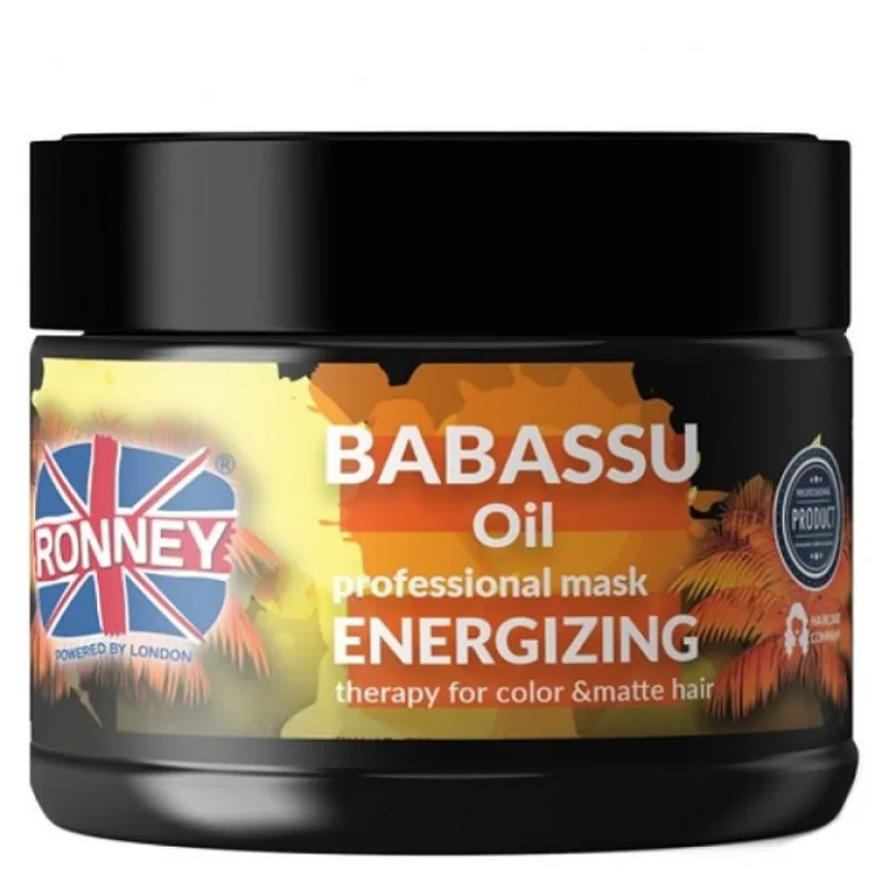 RONNEY Babassu Oil Mask 300ml - maska pre farbené a žiarivé vlasy