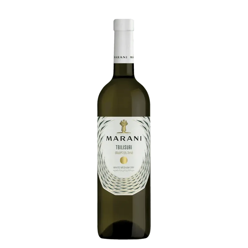 Marani TBILISURI gruzínske biele polosuché víno - 2022 - 0.75 l. 12% obj. (holá lahev)