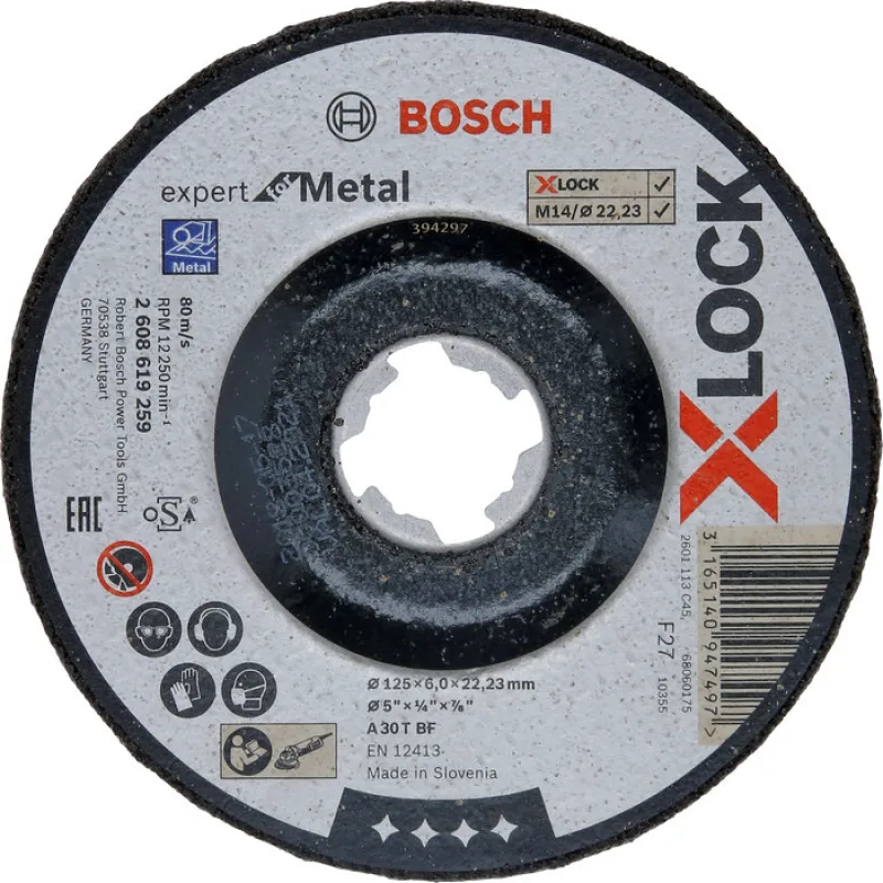 BOSCH X-LOCK Expert for Metal 125x6mmmm