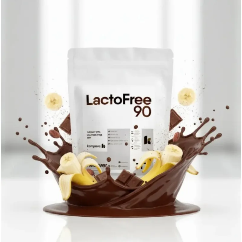 Kompava LactoFree 90 Protein, čokoláda-banán, 500g