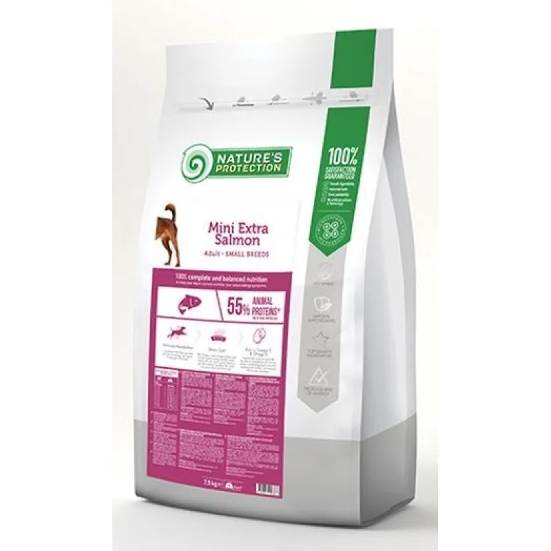 Natures Protection Nature´s Protection dog adult mini extra salmon 7,5 kg