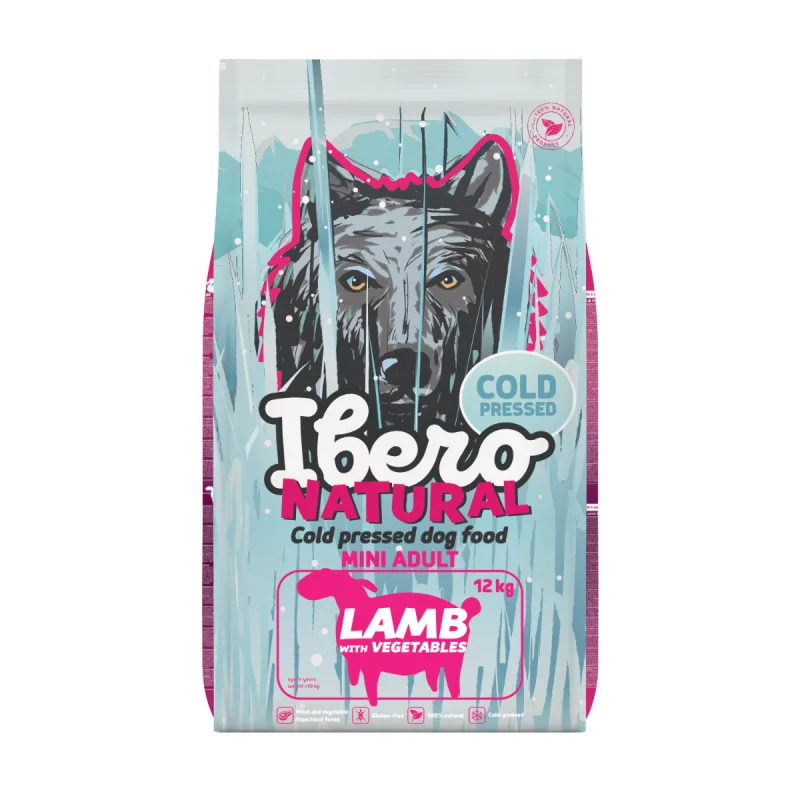 IBERO GF Ibero Cold Press Dog Adult Small Lamb - 500g
