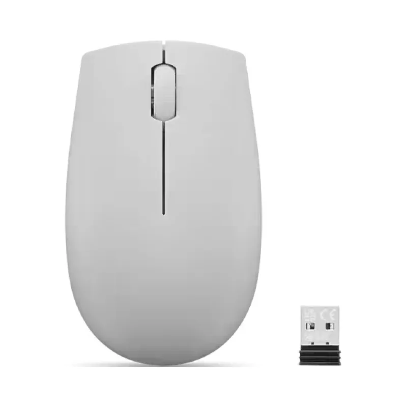Lenovo 300/Cestovní/Optická/1 000 DPI/Bezdrátová USB/Artic Grey GY51L15678