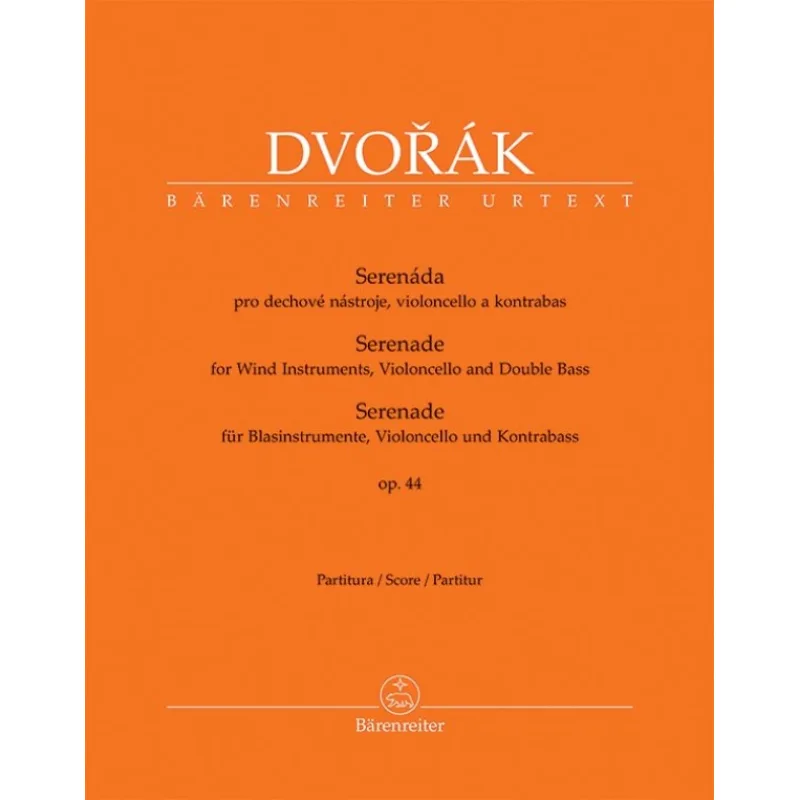 Bärenreiter Serenáda pro dechové nástroje, violoncello a kontrabas op. 44