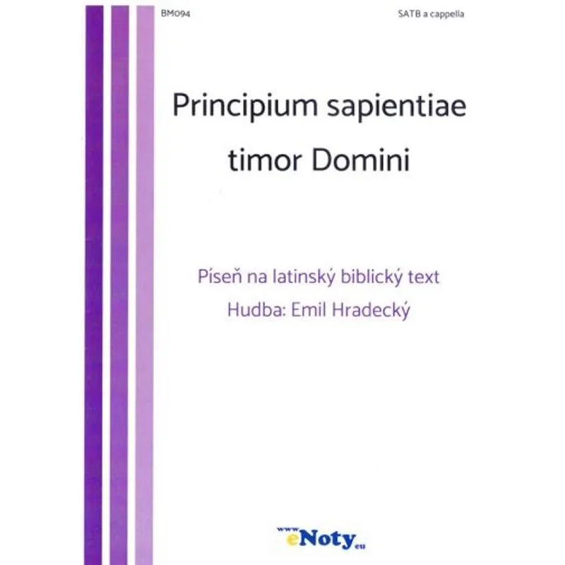 eNoty Principium sapientiae timor Domini