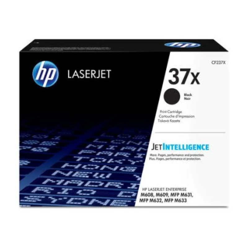 HP 37X High Yield černá LaserJet Cartridge, CF237X CF237X