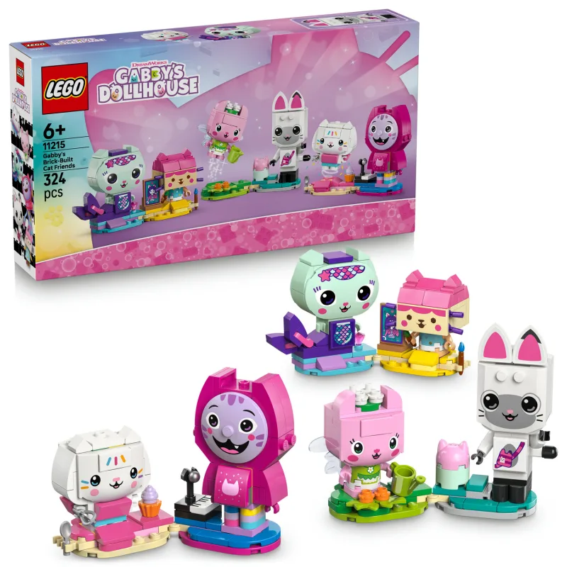 LEGO Gabby’s Dollhouse 11215 Gábi a kočičí kamarádi z kostek