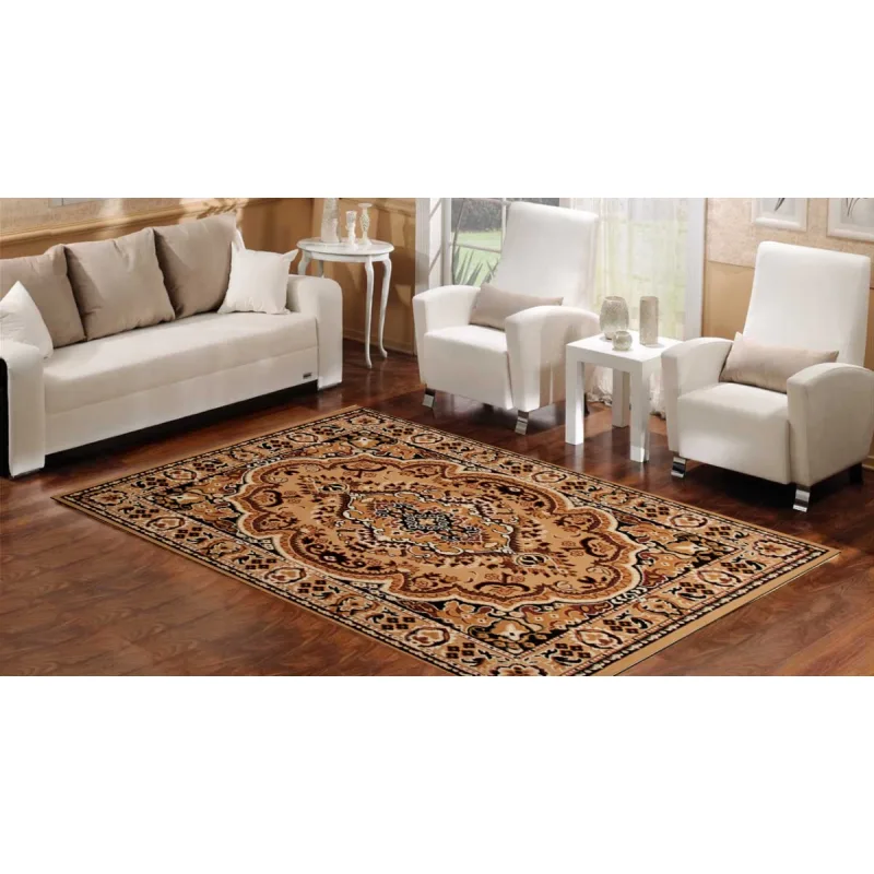 Chemex Moderný koberec Atlas - orientálny 3 - béžový Rozmer koberca: 80x150 cm