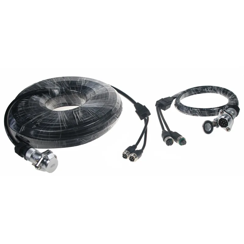 Kabelový video set 4pin, 20m + 5m pro 2 kamery svkab741