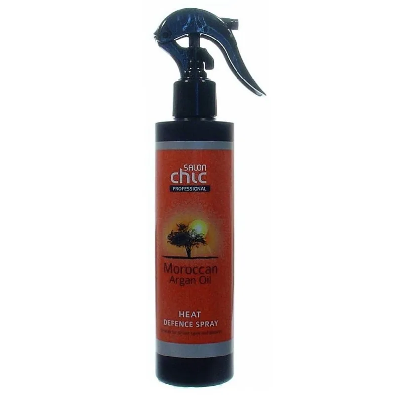 SALON CHIC Heat Defence Spray Argan Oil 200ml - ochrana vlasov pred žehlením a fénovaním