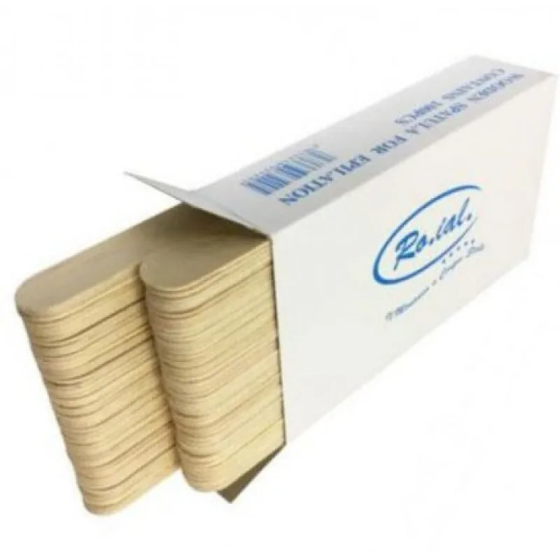 OSTATNÍ VÝROBCOVIA RO.IAL. Drevené špachtle na nanášanie depilačného vosku 150 x 18mm - 100ks