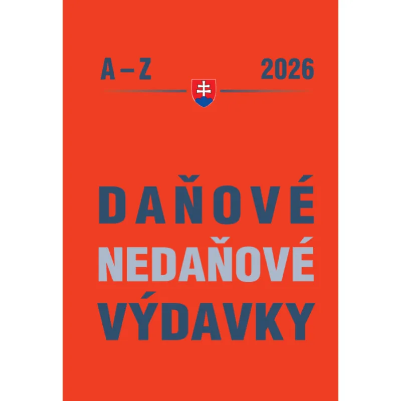Daňové a nedaňové výdavky 2026