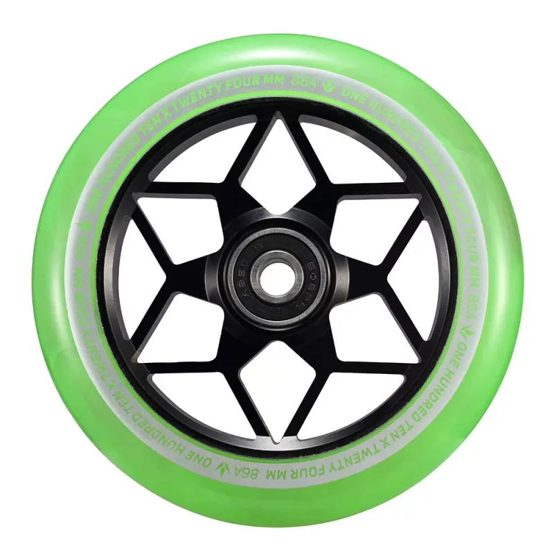 BLUNT DIAMOND 110 MM WHEEL - SMOKE GREEN