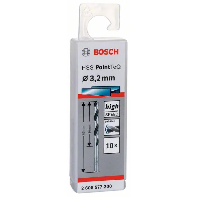 BOSCH HSS PointTeQ 3,2 mm 10ks