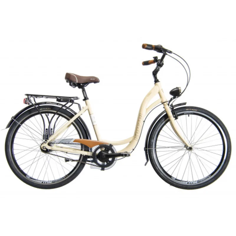 Kenzel Městské kolo Dream Deluxe 7spd 26" 2026 béžové