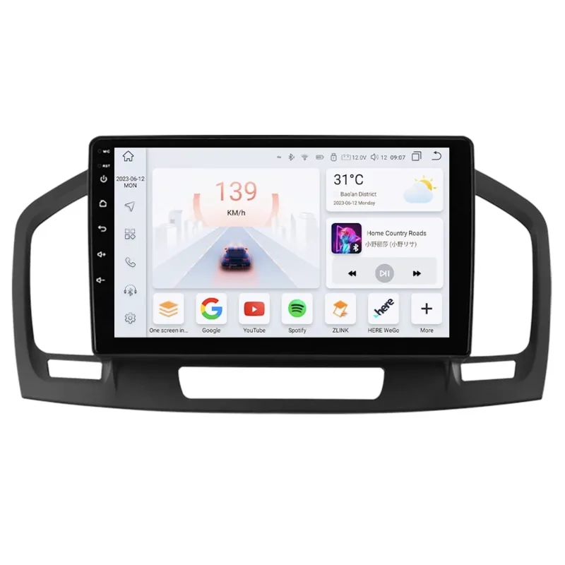 HIZPO KXOPELINS9001 Autorádio 9" Android Opel Insignia 2008-2013 Model: S9006 (6+64GB) CHR1743