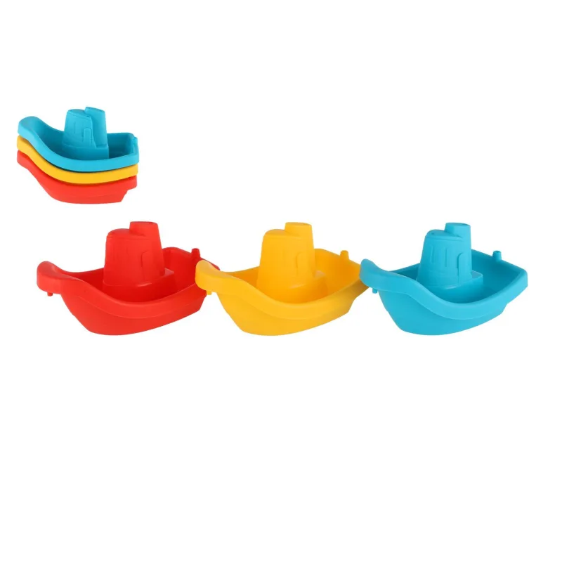 Teddies Loď do vody 3ks plast 15cm 6m+
