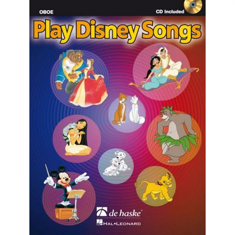 De Haske Look, Listen & Learn – Play Disney Songs for Oboe + CD