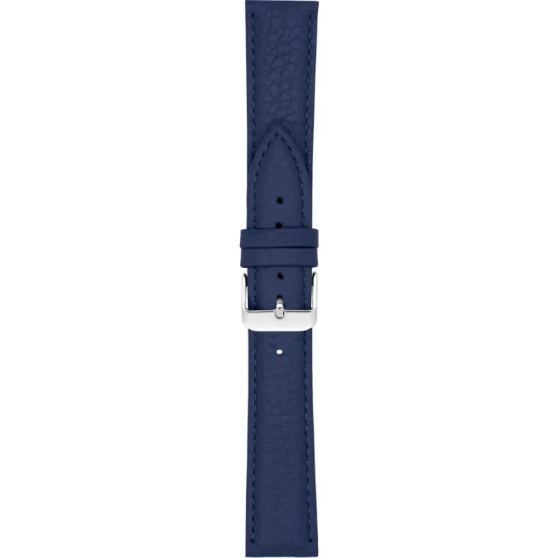 Kožený remienok na hodinky 16 mm modrý A-NIS AK0205.05-16