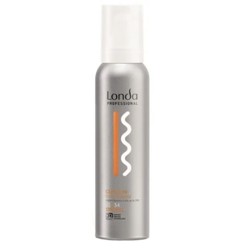 LONDA Professional Curls In Mousse 200ml - krémová pena pre extra definíciu vlnitých vlasov