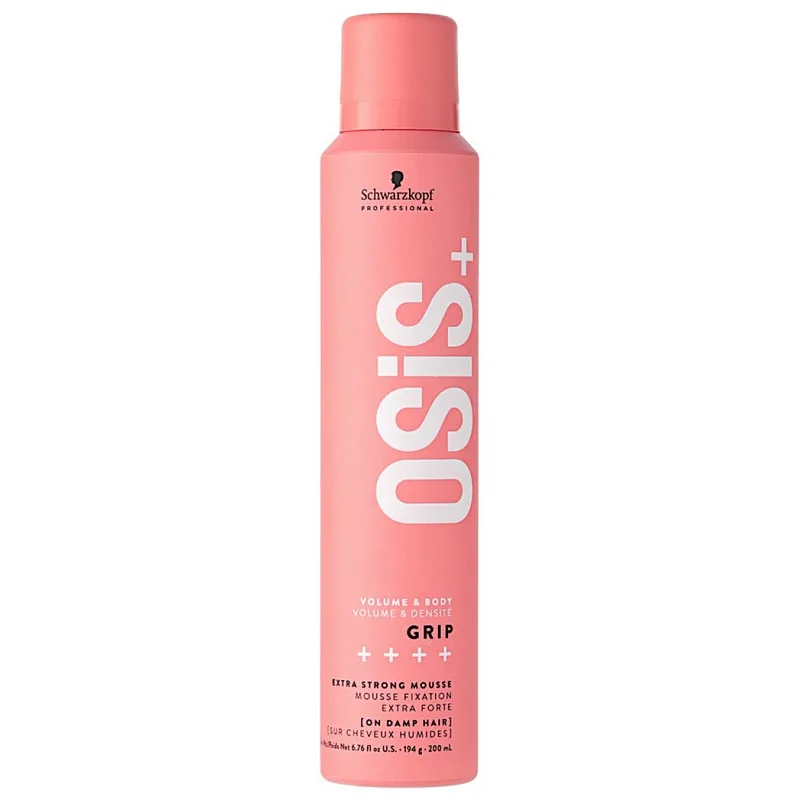 SCHWARZKOPF Osis Grip Extreme Hold Mousse 200ml - antistatické penové tužidlo