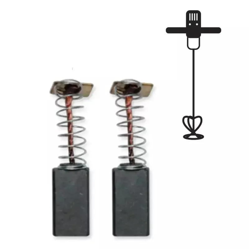 Sada uhlíkov DEDRA 008 19x9.9x5.9 mm