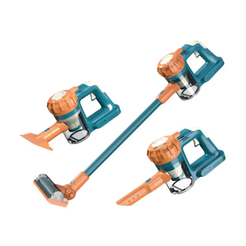 Dětský vysavač modro-zelený, 56x10x23cm