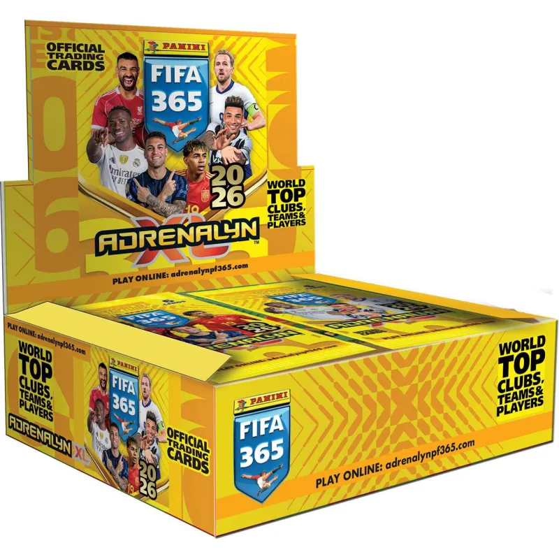 PANINI FIFA 365 2025/2026 - ADRENALYN - karty - BOX (24 ks)