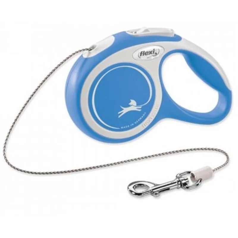 Vodítko Flexi New Comfort M lanko 5 m (do 20 kg) modrá