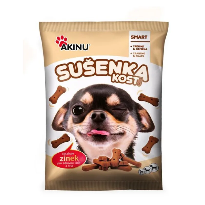 AKINU Sušienka kosti + zinok 400g
