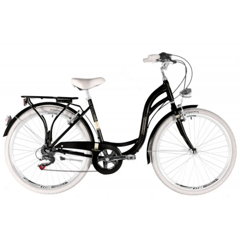 Kenzel jízdní kolo Bellissima Royal 6spd 28" 2026 černo-béžové