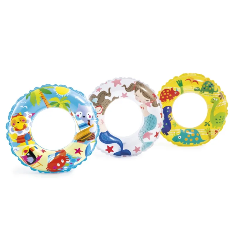 Intex Kruh nafukovací 61cm 3 druhy v sáčku 6-10 rokov